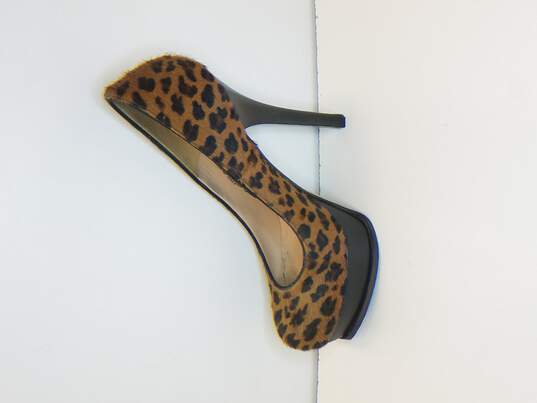 Fendi Brown Womens Heels Animal Print Brown Size 38 image number 2