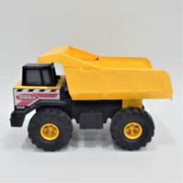 Tonka 354 Mighty Dump Truck Metal Pressed Steel Yellow Hasbro 16" 2012