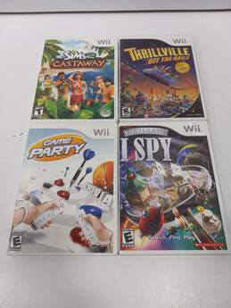 4pc Lot of Assorted Nintendo Wii Video Games alternative image