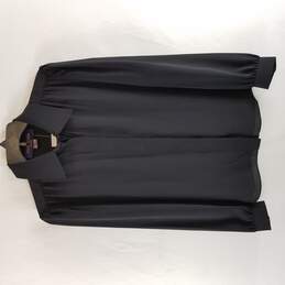 Louis Vuitton Uniforms Women Black Long Sleeve Blouse 36 NWT