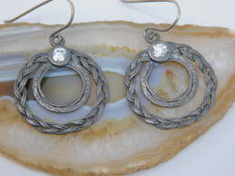 Didae Israel 925 Sterling Silver Drop Earrings 4.5g