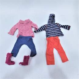 American Girl Outfits Clothing Cozy Sweater Striped Hoodie