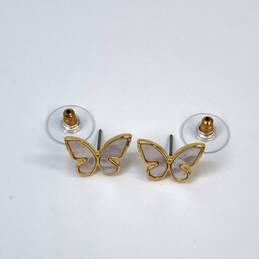 Designer Kate Spade New York Gold-Tone Mother Of Pearl Butterfly Stud Earrings alternative image