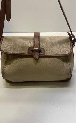 Dooney & Bourke Ivory Leather Crossbody Bag