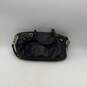 Coach Womens Black Madison Leather Detachable Strap Charm Satchel Bag image number 2