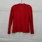Misook Red V-Neck Sweater Petite Size Medium image number 2