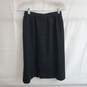 Unbranded Long Wool Blend Black Skirt Size S image number 2