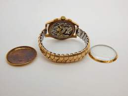 Vintage Chronographe Suisse Swiss Made 18K Yellow Gold Case 17 Jewels Men's Chronograph Watch 57.6g alternative image