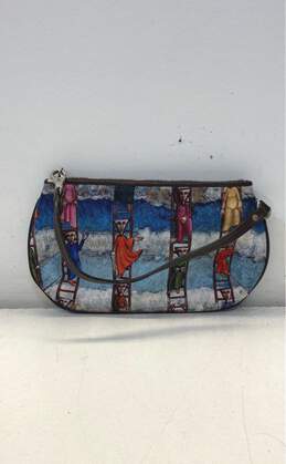 Sergio Bustamante Multi Nylon Small Clutch Zip Wristlet Wallet Bag alternative image