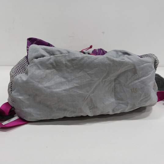 Lightweight Purple/Gray Backpack image number 5