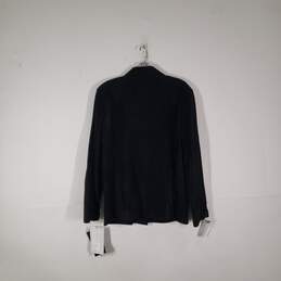 NWT Womens Leather Long Sleeve Collared Shirt Jacket Size Large alternative image