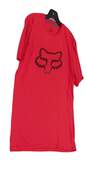 Mens Red Short Sleeve Crew Neck Pullover Graphic T Shirt Size Large image number 3