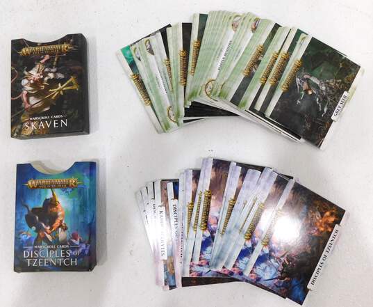 Warhammer 40K Warscroll Cards Skaven & Disciples of Tzeentch image number 2