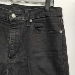 Levi's 510 Black Straight Jeans Men's Size 34x32 alternative image