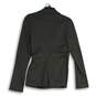 NWT Zara Womens Green Notch Lapel Long Sleeve Single Breasted Blazer Size S image number 2