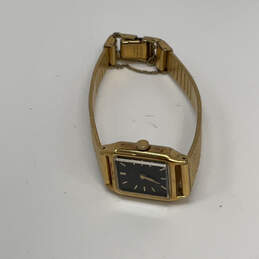 Designer Seiko Gold-Tone Square Stainless Steel Dial Analog Wristwatch alternative image