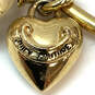 Designer Juicy Couture Gold-Tone Heart Charm Classic Bangle Bracelet w/ Box image number 5