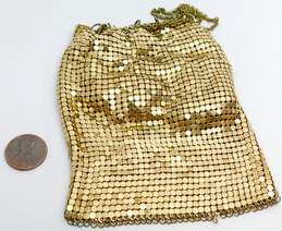 Vintage Whiting & Davis Ladies Gold Tone Mesh Evening Bag 78.6g alternative image