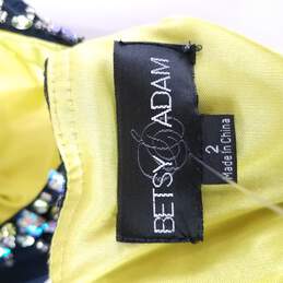 Betsy & Adam Women Black Sleeveless Dress 2 alternative image