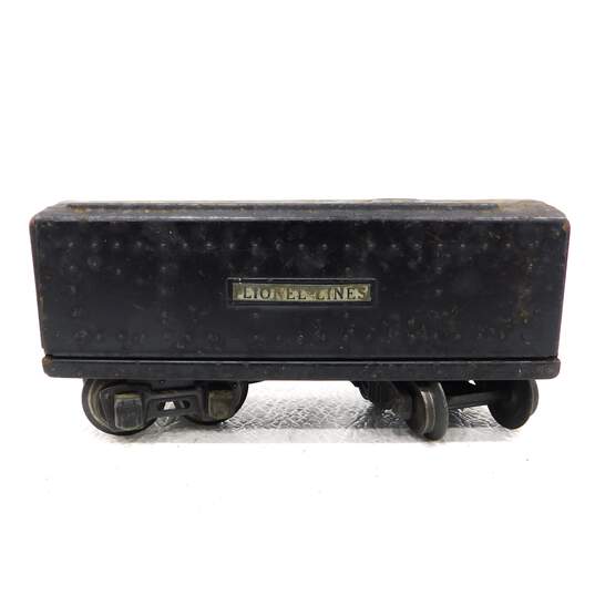 Vintage Lionel O Gauge Train Cars Prewar Steam Engine Tender & 3472 Milk Car image number 9