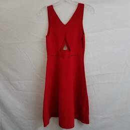 Kendall + Kylie red stretch knit keyhole mini dress XS alternative image