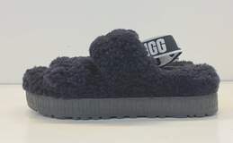 UGG Shearling Fluffita Slingback Sandals Black 9 alternative image
