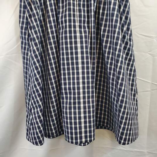 1901 Women Navy Check Dress Sz 8 NWT image number 5