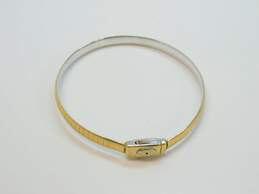 14K Yellow & White Gold Omega Chain Bracelet 13.7g alternative image