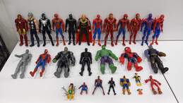 Lot of 27 Assorted Marvel Superheroes & Villains Figures
