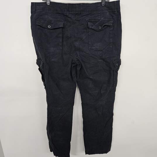 Black Cargo Pants image number 2