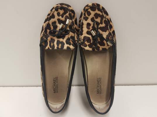 Michael Kors Women's Faux Cheetah Skin Slip on Loafers Sz. 7.5 image number 8
