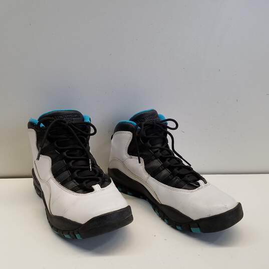 Air Jordan 10 Retro Mid Powder Blue 310806-106 Sneakers Size 7Y Women's Size 8.5 image number 3
