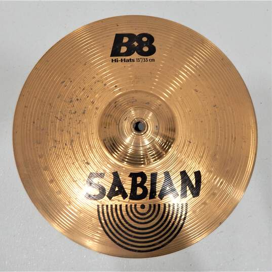 Sabian Hi-Hat Cymbals Pair Top & Bottom - 13 inch image number 4