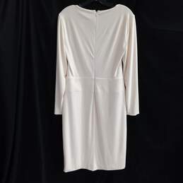 Ralph Lauren Women's Cream Wrap Dress Size 12 W/Tags alternative image