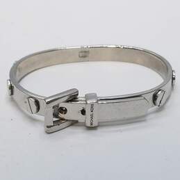 Michael Kors Unique Belt buckle Stainless Steel Hinge Bangle