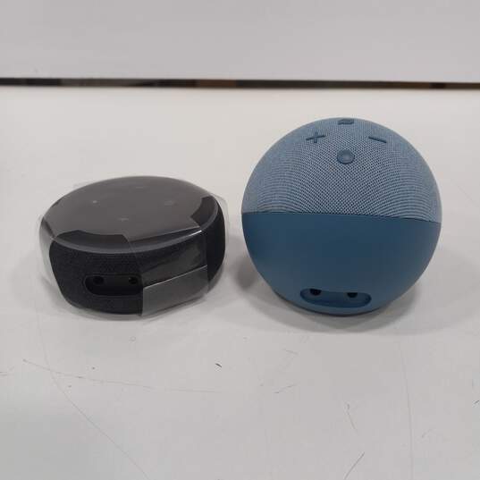Pair Of Amazon Echo Dot Smart Speakers image number 3