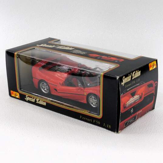 Maisto 1995 Ferrari F50 Open Top Red Special Edition 1:18 Diecast image number 1