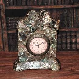 Plympton's Genuine Abalone Originals Mantel Clock