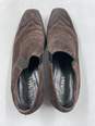Authentic Prada Brown Square-Toe Loafers M 10 image number 6