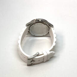 Designer Fossil Riley ES-2344 Silver-Tone White Quartz Analog Wristwatch alternative image