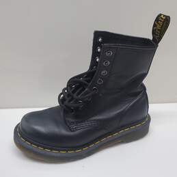 Dr. Martens 11821 Combat Black Leather Boots Sz 5