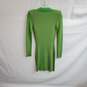 Retrofete Lime Green Knit Bodycon Dress WM Size S image number 1
