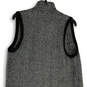 NWT Womens Black White Chevron Fringe Open Front Long Cardigan Sweater Sz S image number 4