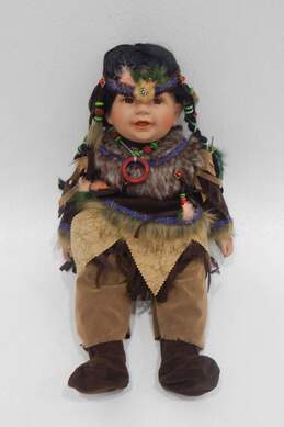 Cathay Collection Porcelain Doll Native American Limited Edition 379of 5000
