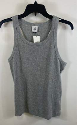 NWT Cabi Womens 6141 Gray Heather Racerback Stretch Pullover Tank Top Size Small