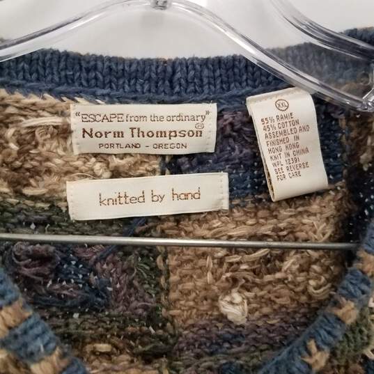 Norm Thompson Hand Knit Sweater Size XXL image number 2