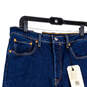 NWT Mens Blue Denim Dark Wash 5-Pocket Design Skinny Leg Jeans Size 32X32 image number 3