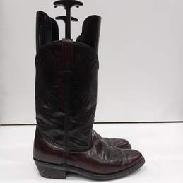Men's Western Leather Oil & Chemical Resistant Boots Size 10D