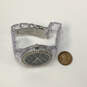 Designer Fossil Silver-Tone Rhinestone Stainless Steel Quartz Wristwatch image number 3