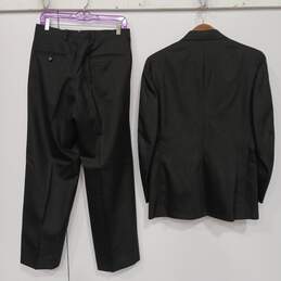 Mens Black Formal 2 Piece Blazer And Pants Suit Set Size Free alternative image
